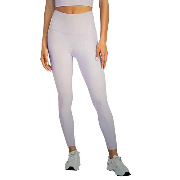 NWT High-Waisted PowerSoft 7/8 Leggings - Lavender - Large - Picture 2 of 5